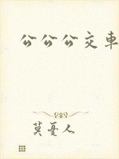 公公公交车小说