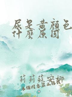 尿是黄颜色的是什么原因