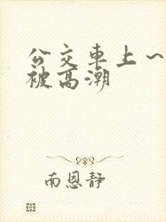 公交车上～嗯啊被高潮