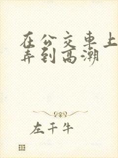 在公交车上被人弄到高潮