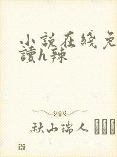 小说在线免费阅读h辣