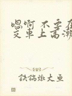 嗯啊 不要在公交车上高潮