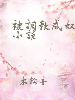 被调教成奴隶的小说