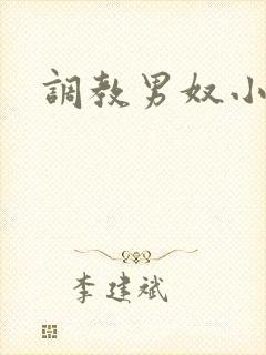 调教男奴小说h