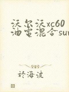 沃尔沃xc60油电混合suv报价