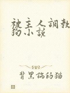 被主人调教成母狗小说