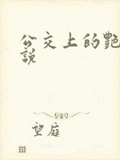 公交上的艳遇小说