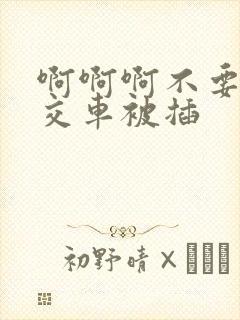 啊啊啊不要啊公交车被插