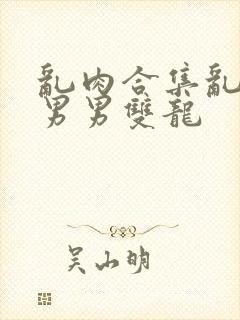 乱肉合集乱高h男男双龙