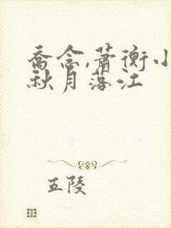 乔念,萧衡小说秋月落江