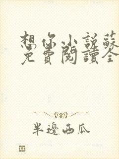 想你小说苏玛丽免费阅读全文无弹窗