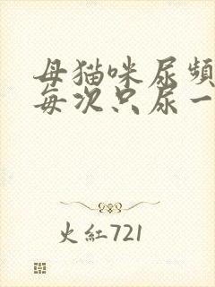 母猫咪尿频而且每次只尿一点