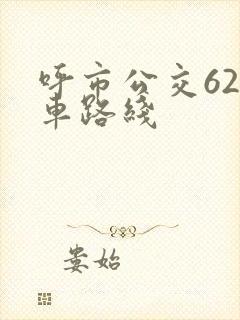 呼市公交62路车路线