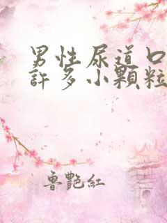 男性尿道口长了许多小颗粒