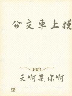 公交车上摸胸