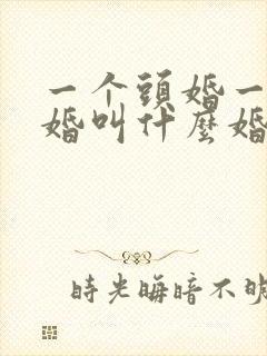一个头婚一个二婚叫什么婚
