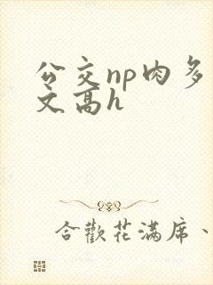公交np肉多荤文高h