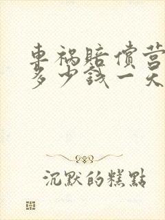 车祸赔偿营养费多少钱一天