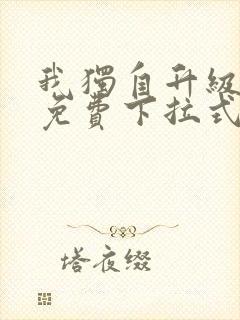 我独自升级漫画免费下拉式漫画网