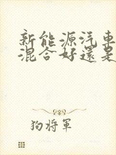 新能源汽车油电混合好还是纯电好