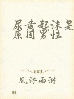 尿黄起沫是什么原因男性