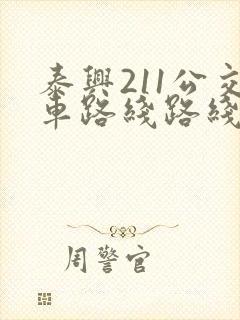 泰兴211公交车路线路线查询