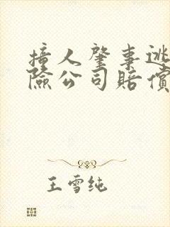 撞人肇事逃逸保险公司赔偿吗