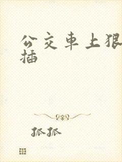 公交车上狠狠的插