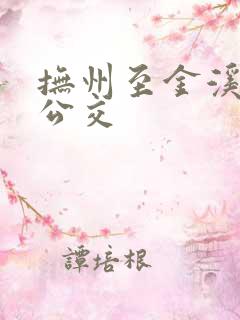 抚州至金溪城际公交