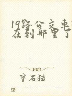 19路公交车现在到哪里了