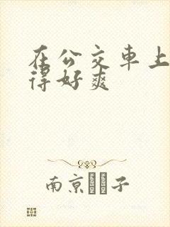 在公交车上被插得好爽