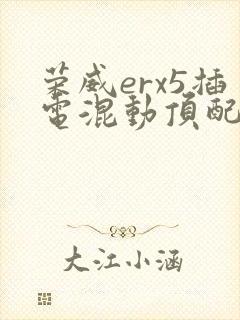 荣威erx5插电混动顶配版