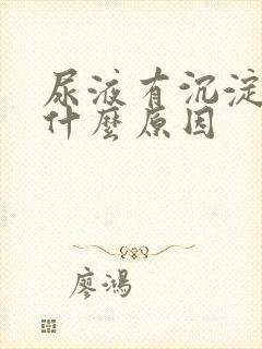 尿液有沉淀物是什么原因