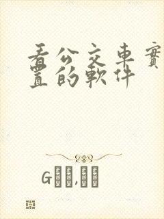 看公交车实时位置的软件