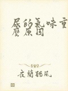 尿的气味重是什么原因