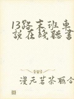 13路末班车小说在线听书