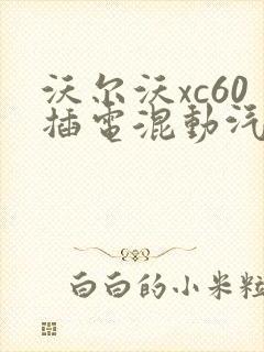 沃尔沃xc60插电混动汽车裸车多少钱