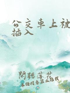 公交车上被后面插入