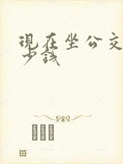 现在坐公交车多少钱