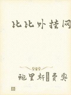 比比外挂网