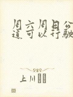 周六周日公交车道可以行驶吗
