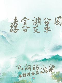去金湖公园坐几路公交车