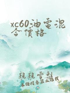 xc60油电混合价格