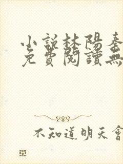 小说林阳秦墨浓免费阅读无弹窗最新章节