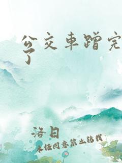 公交车蹭完我跑了