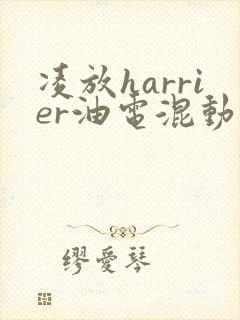 凌放harrier油电混动价格多少钱