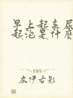 早上起来尿发黄起泡是什么原因