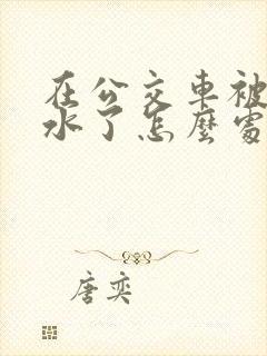 在公交车被蹭出水了怎么处理