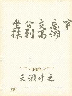 坐公交忘穿内裤揉到高潮