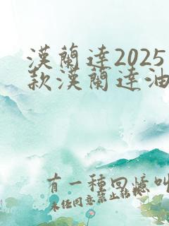 汉兰达2025款汉兰达油电混合动力3,5
